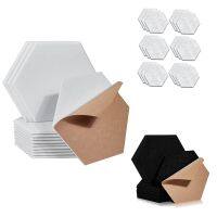 18 Pack Self Adhesive Soundproof Panels,12x10x0.4In Hexagon Acoustic Panels,for Recording Studio,Office,Home