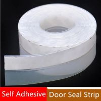 5M Self Adhesive Door Bottom Seal Strip Door And Window Seal Sound Insulation Strip Windproof Windshield Weather Tape Strip Decorative Door Stops