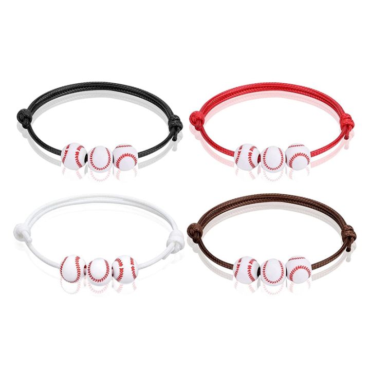 20pcs-baseball-beads-red-white-adjustable-inspirational-baseball-sport-gifts-bracelet-for-teen-team