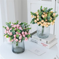 Silk Rose Arrangement Party Decoration Flowers Artificial Silk Flowers Outdoor Garden Flowers Wedding Bouquet