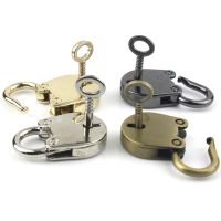 1Pcs Cat Shape Metal Mini Padlock Small Luggage Key Lock with Key Bag Suitcase Decor Accessories 4 colors available