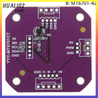 เครื่องเข้ารหัสแม่เหล็ก HUALI02 MT6701เซ็นเซอร์โมดูลวัดมุมการเหนี่ยวนำแม่เหล็ก