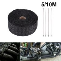 Thermal Tape Exhaust Motorcycle Muffler Insulation Fiberglass For HONDA SHADOW VT750 HORNET HEADLIGHT CRF 250 CB650R CBR1000RR Adhesives Tape