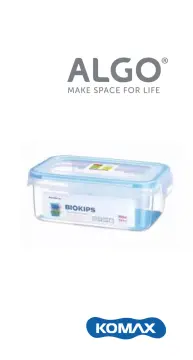 Komax Biokips Snack Containers with Dividers (30-oz) / [3-Pack] 