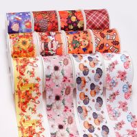 【hot】！ 5 Yards Printed Grosgrain Bows Decoration Supplies. 72268