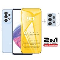 2 In1 9d ปกป้องหน้าจอสำหรับ Samsung Galaxy A71 A51 A11 A30กล้อง A21s A70 A50 A21เลนส์ A20s 5G A20 A41 A53