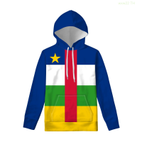 New Central Africa Hoodie Free Custom Name Number Caf Sweater National Flag Central Africa French Text Print Clothing Picture popular