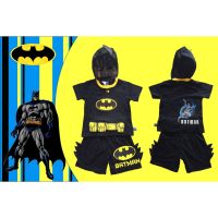 Batman ชุดแบทแมน แขนสั้น ขาสั้น HLBF 1121