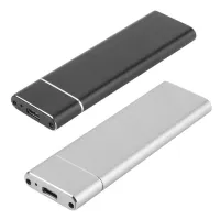 USB 3.1ประเภท C เพื่อ M.2ฮาร์ดดิสก์ SSD (NGFF) กล่องดิสก์ฮาร์ดไดรฟ์มือถือ6Gbps เคสปกปิดภายนอกสำหรับ M2 SATA เอสเอสดี USB 3.1 2260/2280