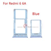 ถาดใส่ซิมซิมการ์ดขาตั้งสำหรับ Xiaomi Redmi ชิ้นส่วนอะไหล่สำหรับผู้ถือ6 6a