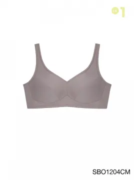 Sabina เสื้อชั้นใน Invisible Wire (ไม่มีโครง) รุ่น Function Bra รหัส  SBO1204 สีช็อคโกแลต