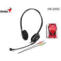 GENIUS LIGHTWEIGHT PC HEADSET HS-200C (BLACK)