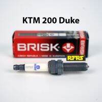 หัวเทียน BRISK PREMIUM LGS (4 เขี้ยว) แกนเงิน KTM 200 Duke (SGL21ROC) รองรับน้ำมันเบนซิน95, แก๊สโซฮอล์ Made in EU