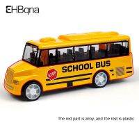 High Quality Cool School Bus Toy Simulate Exquisite Interesting Body for Yellow Bus with Pull Back Mechanism