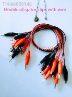 ▼ Double Alligator Clip With Alligator Clip Test Line Default Length:50CM 22AWG Cable (Leave message for 25CM/100CM)