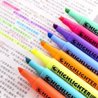 High-end Original stamacaron color highlighter cute key marker pen thick line handbook marker pen for students