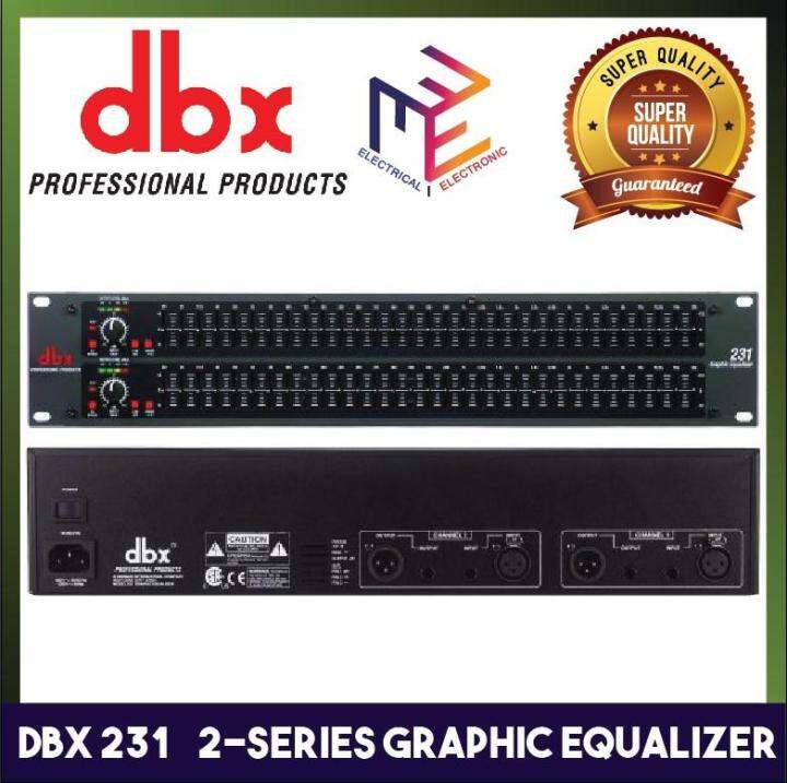 DBX by Winland 231 2Series Graphic Equalizer Two 31band, 1/3octave