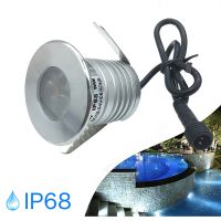 ✳✘◐ IP68 Waterproof 3W LED Underwater Light 12V Underwater Spot Lamp for Swimming Pool Fountains Pond Water Garden Aquarium Lighting