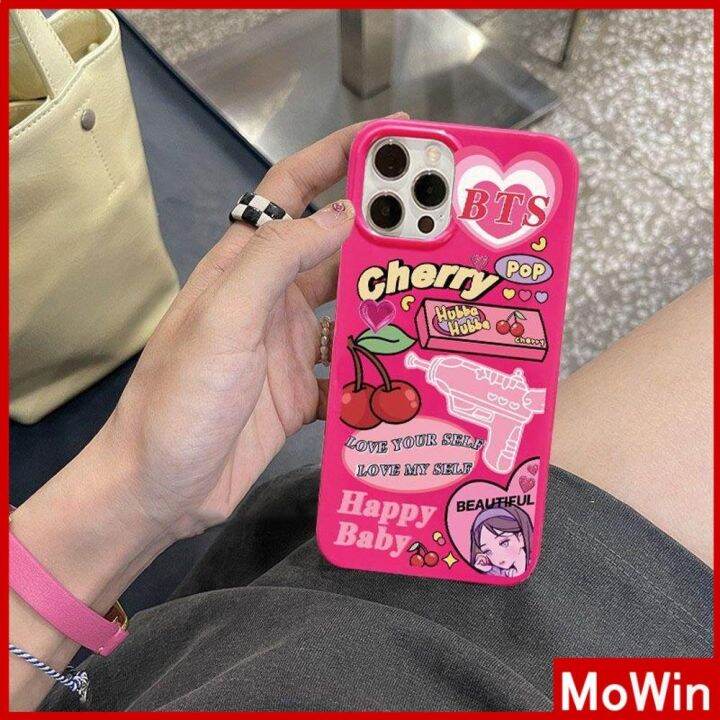 mowin-เข้ากันได้สำหรับ-เคสไอโฟน-เคสไอโฟน11-เคสโทรศัพท์-14-pro-max-สำหรับ-iphone-เคส-เคสแบบนิ่ม-ลูกอม-เคลือบมัน-กันกระแทกกล้อง