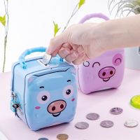 [COD] Manufacturers direct selling portable piggy bank cartoon storage box childrens coin T