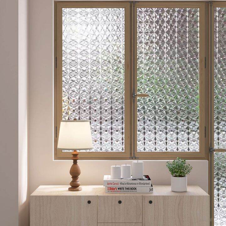 (45cm*200cm) GS 3D Diamonds Window Film, window sticker glass privacy