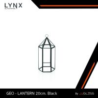 ?‍♂️?‍♂️มีของเลยจร้า.. JJGLASS - ( LYNX ) LANTERN 20cm. Black - แจกันแขวน ทรงเรขาคณิต บ้านเรือนกระจก สำหรับตกแต่งบ้าน ไม่สามารถใส่น้ำได้ ?‍♂️?‍♂️?‍♂️?‍♂️ราคาถูก แจกันดอกไม้  แจกันดอกไม้พระ แจกันมินิมอล ดอกไม้