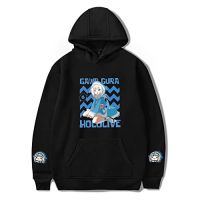 2022 New Gawr Gura Merch Gawr Gura Hoodie Unisex Pullover Sweatshirt  Haikyuu Hoodie Clothes