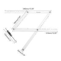 34เซนติเมตรขนาดวาดไม้บรรทัดศิลปิน Pantograph พับไม้บรรทัดลด E Nlarger เครื่องมือศิลปะหัตถกรรมสำหรับสำนักงานอุปกรณ์การเรียน