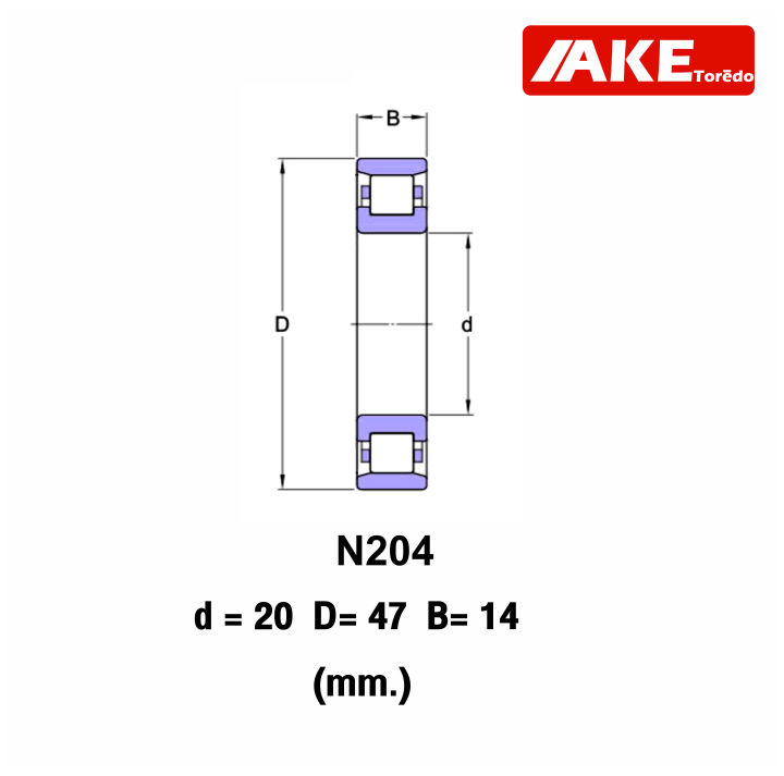 n204-ตลับลูกปืนเม็ดทรงกระบอก-n204-cylindrical-roller-bearings-n-204-ขนาดใน-20-มิลลิเมตร-จำหน่ายโดย-ake-tor-do