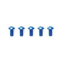 [ชุดแต่งรถบังคับ] TAMIYA 53765 OP.765 3x6mm Round Head Socket Screw/blue (5pcs.) ชุดแต่งทามิย่าแท้ rc