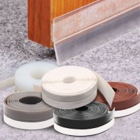 3 Color 1M Length Window Door Bottom Self Adhesive Silicone Rubber Seal Weathering Strip Door Sealing Bar Window Sealing Tape