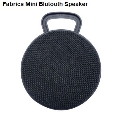 ลำโพงบลูทูธ Fabrics Mini Blutooth Speaker for Tablet pc and All Samrt Phones- สีดำ