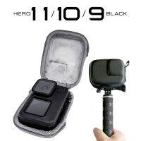 GoPro 11 Mini EVA เคสกระเป๋าป้องกันสำหรับ Hero 10 9 Black Sliver Action Sport Camera PU Semi Open Storage