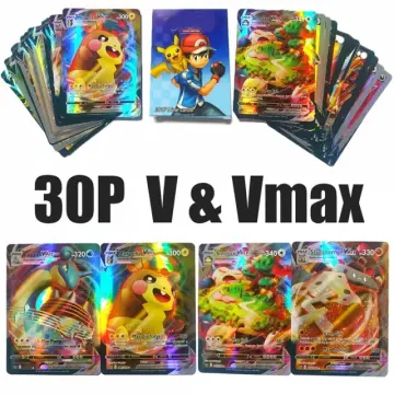 100pcs Pokemon Trading Cards Game Shiny Pokemon Cards GX MEGA GMAX EX  Charizard Blastoise Pikachu Collection