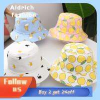 ALDRICH FASHION มงกุฎกระต่ายมะนาว หมวกเล่นฤดูร้อน ปีกกว้าง สายรัดคาง เด็กหัดเดิน ปรับได้ หมวกกันแดดเด็ก หมวกว่ายน้ำกลางแจ้งชายหาด