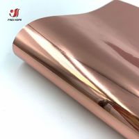 Chrome Rose Gold Adhesive Craft Permanent Vinyl Roll 12" x 10" Permanent Outdoor Cup/Wall/Glass Decor for Cricut DIY 30*100cm Window Sticker and Films