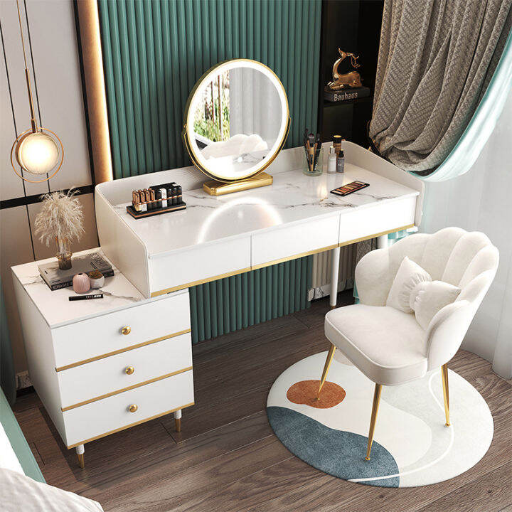 Nordic Light Luxury Dressing Table Advanced Sense Multifunctional ...