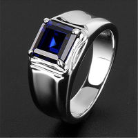 3 Colors Crystal Gemstone Simple Style Men Women Fashion Jewellery Silver 925 Original Ring