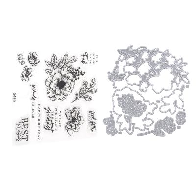 Stamps and Dies for Card Making DIY Scrapbooking Arts Crafts Stamping Stamps Arts Supplies Metal Cutting Dies (5489)