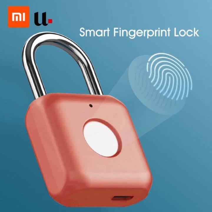 Xiaomi Youdian Kitty Smart Fingerprint Door Lock Padlock USB Keyless