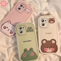 เคสการ์ตูนสำหรับ A15 A17 Oppo A78 A57 A16 A5 A74 A54 A96 A58 A12 A77s A17K A5s A7 A1K A31 A16s Reno 8T A95 A55 5 7หมีน่ารักกบน่ารักเคสนิ่มรูปแมว