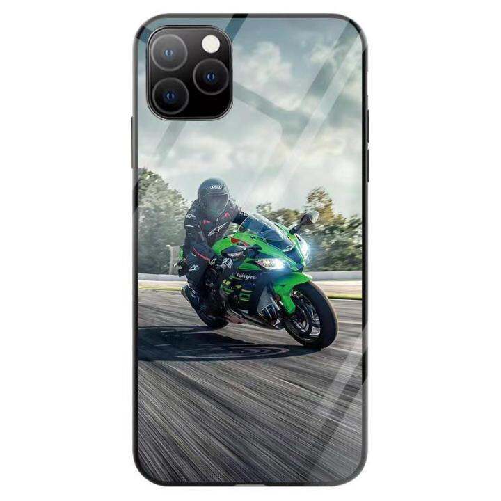 เคสสำหรับไอโฟนโทรศัพท์กันกระแทก-kawasaki-14-pro-plus-pro-max-13-12-11กระจกป้องกัน