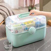 First aid kit portable storage box medicine storage box family first aid box with handle large capacity medicine box