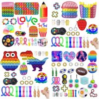 Kit Fidges Toys Simple Dimple 2022 Hamburger Push Pops Bubble Antistress Toys For Adult Kids Reliver Stress Toys Brinquedos