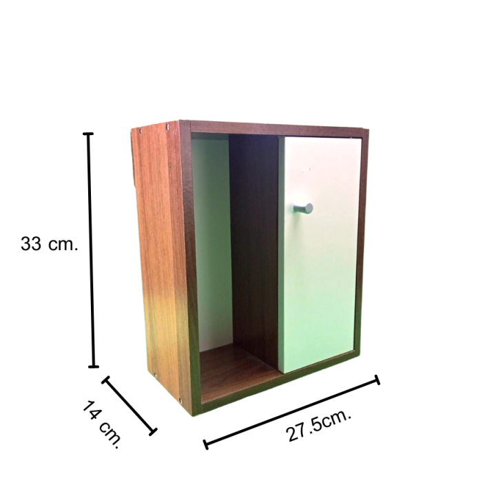 ตู้ยา-ตู้ยาสามัญประจำบ้าน-ตู้เก็บยา-ตู้แขวนผนัง-ตู้โชว์-ตู้เก็บของมีประตูพร้อมคลิบแม่เหล็ก-ขนาด-สูง33-กว้าง-27-5-ลึก14ซม