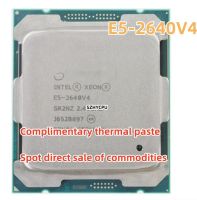 ใช้ Intel Xeon E5 2640 V4 E5-2640V4โปรเซสเซอร์ SR2NZ 2.4Ghz 10 Core 25M 90W LGA 2011-3 CPU