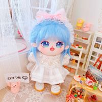 [COD] Cotton doll 20cm centimeter baby clothes star normal body fat nude ice clear jade dress