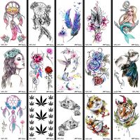 MN-351-400 สติ๊กเกอร์แทททู ไซส์ มินิมอล ขนาด 6x10.5cm sticker tattoo