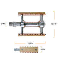 PCycling FX1 Bicycle Pedals Ultralight Bike Aluminum Alloy MTB Road Bike Cycling Classical Retro Wooden Styles Non-slip Pedals