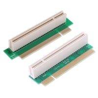 PCI Male To Female Riser Extension Card Adapter 90 Degree Angled Type 32Bit Straight In line Conversion Cards For 1U IPC Chassis Cables